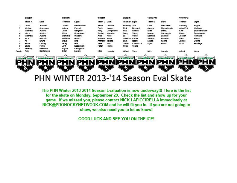 PHN Eval Skate Winter 2013-2014