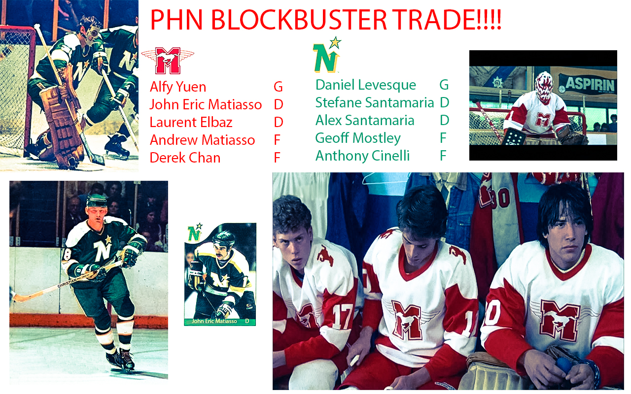 north stars-mustangs trade